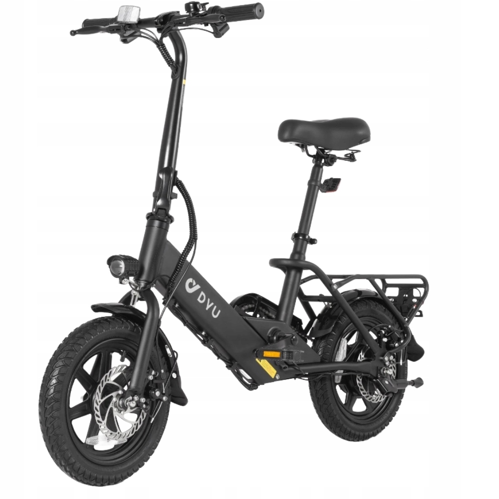14" Składany miejski rower elektryczny DYU C3 250W 25km/h 36V7.5AH CITY EBIKE